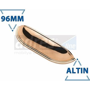 Adresline 4'lü Altın 96 mm Tas Kulp