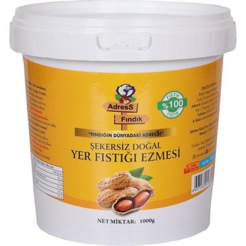 Adress 1 kg Fındık Şekersiz Fındık Ezmesi