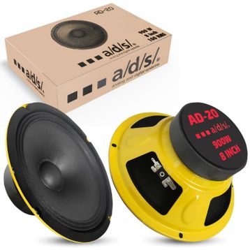 ADS AD-20 900W 20 cm 2 Adet Kapaklı Oto Hoparlör