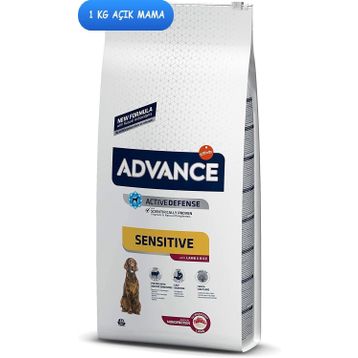 Advance Sensitive Hassas Kuzulu ve Pirinçli 1 kg Köpek Maması