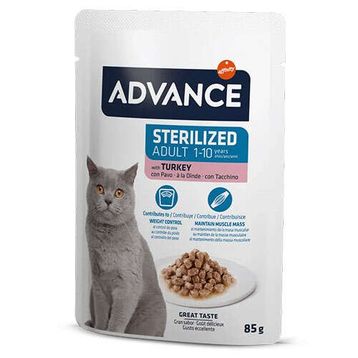 Advance Sterilised Turkey Hindi Etli Kısırlaştırılmış 85 gr Kedi Yaş Maması