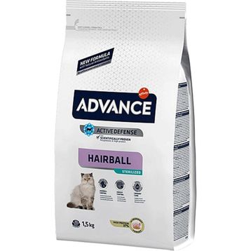Advance Sterilized Hairball Tüy Düzenleyici 1.5 kg Kısırlaştırılmış Kuru Kedi Maması