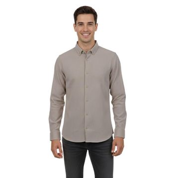 Advante BGL-ST04824 Erkek Spor Slim Fit Uzun Kol Petek Fitilli Gömlek