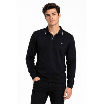 Advante BGL-ST05469 Erkek Mevsimlik Spor Polo V Yaka Sweatshırt