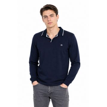 Advante BGL-ST05469 Erkek Mevsimlik Spor Polo V Yaka Sweatshırt