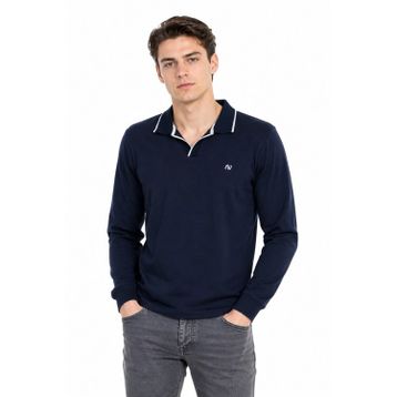 Advante BGL-ST05469 Erkek Mevsimlik Spor Polo V Yaka Sweatshırt
