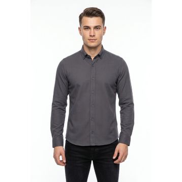 Advante BGL-ST05482 Erkek Spor Slim Fit Uzun Kol Petek Dokulu Gömlek