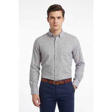 Advante BGL-ST05487 Erkek Klasik Uzun Kol Tek Cepli Pamuk Gömlek