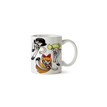 Adventure Powerpuff Cartoon Baskılı Kupa