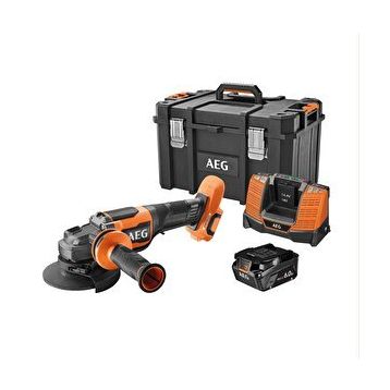 AEG BEWS 18-125BLPX2-602MB 2x6 Ah Akülü Taşlama Makinesi