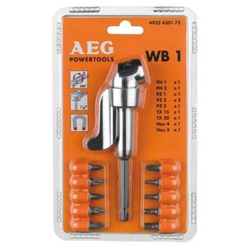 AEG WB1 10 Parça Vidalama Köşe Adaptörü