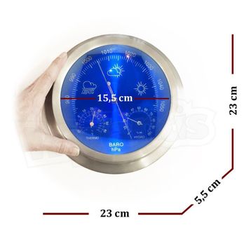 Aek-Tech Büyük 23 cm Mekanik İbreli Barometre