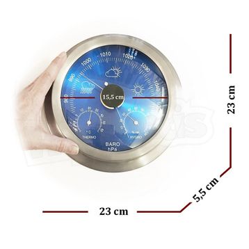 Aek-Tech Büyük 23 cm Mekanik İbreli Barometre