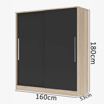 Aeka AE-4001 Sürgülü 2 Kapılı Gardrop