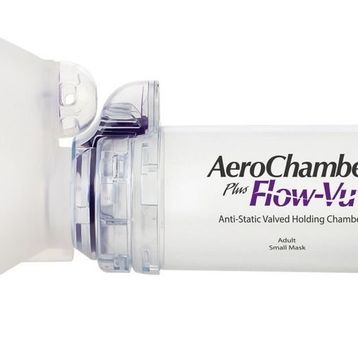Aerochamber Flow-Vu Mor 5-15 Yaş Çocuk Tipi Maskeli Inhalatör