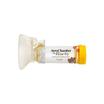 Aerochamber Plus Flow - Sarı Vu Adult Medium Mask