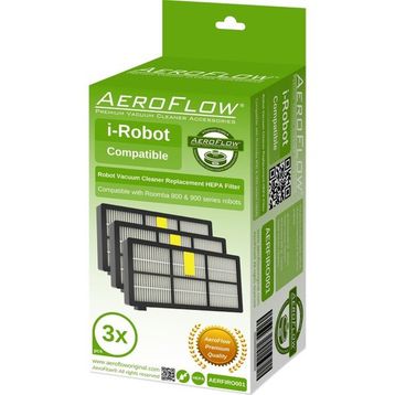 AeroFlow Orijinal I-Robot Roombaa 800 ve 900 Serisi Filtre 3lü Paket (Garantili)