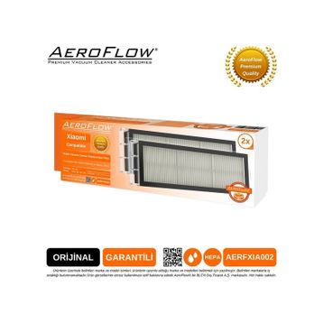 AeroFlow Xiaomi Akıllı Robot 2'li Paket Orijinal Süpürge Filtre