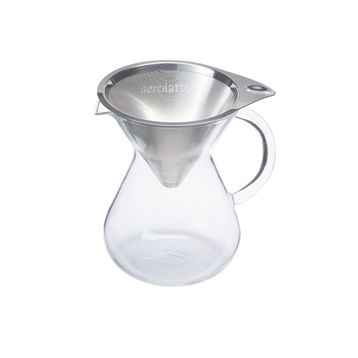 Aerolatte Mikro Filtreli Şeffaf Dripper Cam Kahve Demleme Ekipmanı