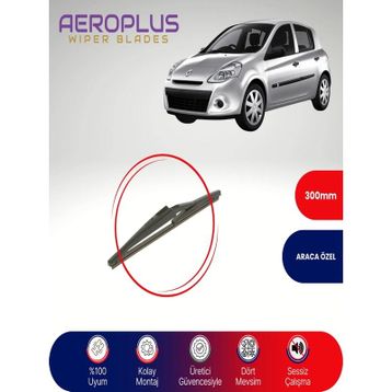 Aeroplus Renault Clio 3 2006-2011 Arka Silecek