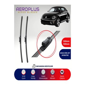 Aeroplus VW Beetle 2011-2017 Ön Muz Silecek Takımı