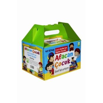 AFACAN ÇOCUK SINIF KITAPLIĞI SETI (40 KITAP TAKIM) (2. VE 3. SINIFLAR İÇIN) - KOLEKTIF
