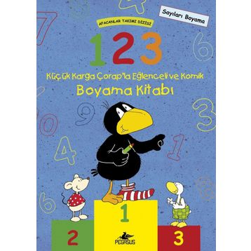 Afacanlar Takımı Dizisi 1-2-3 Küçük Karga Çorap’la Eğlenceli ve Komik Boyama Kitabı - Nele Moost Annet Rudolph