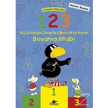 Afacanlar Takımı Dizisi 1-2-3 Küçük Karga Çorap’la Eğlenceli ve Komik Boyama Kitabı - Nele Moost Annet Rudolph