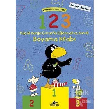 Afacanlar Takımı Dizisi 1-2-3 Küçük Karga Çorap’la Eğlenceli ve Komik Boyama Kitabı - Nele Moost Annet Rudolph