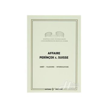 Affaire Perinçek c. Suisse - Cüneyt Akalın
