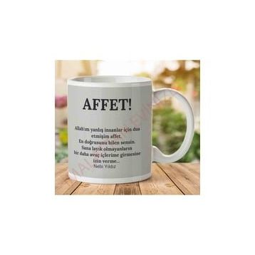 Affet Baskılı Kupa