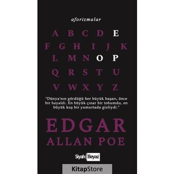 Aforizmalar - Edgar Allan Poe