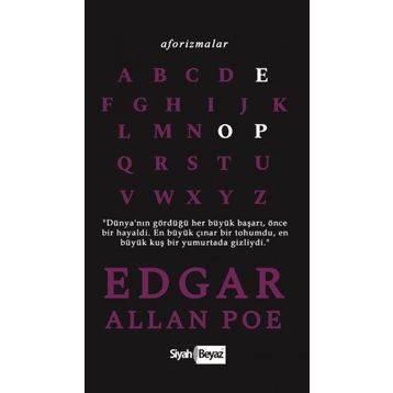 Aforizmalar - Edgar Allan Poe