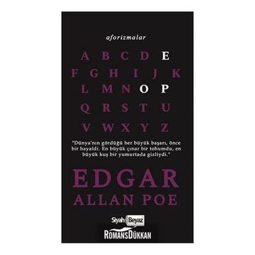 Aforizmalar - Edgar Allan Poe