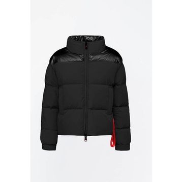 After Label TURKUN7864-1 Siyah Fermuarlı Kaz Tüyü Kadın Mont