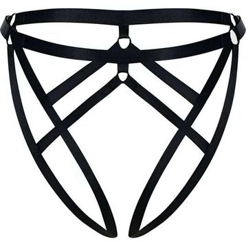 Ağ Kısmı Açık Seksi Lastik Külot
