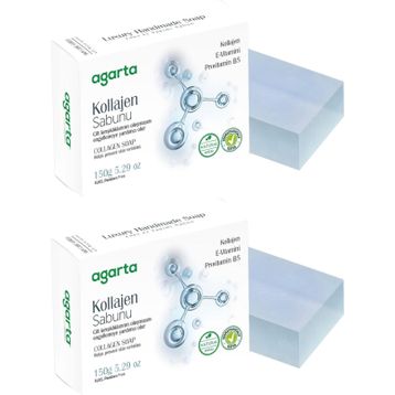 Agarta 2x150 gr El Yapımı Doğal Kollajen Sabun