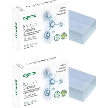 Agarta 2x150 gr El Yapımı Doğal Kollajen Sabun