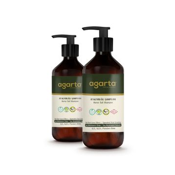 Agarta 2x400 ml At Kuyruğu Şampuanı