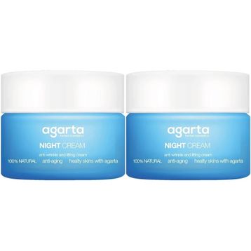 Agarta 2x50 ml Doğal Yaşlandırma Karşıtı Anti Aging Gece Kremi