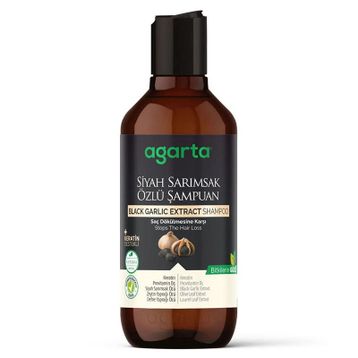 Agarta 400 ml Siyah Sarımsak Özlü Şampuan