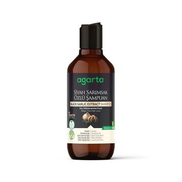 Agarta 400 ml Siyah Sarımsak Özlü Şampuan