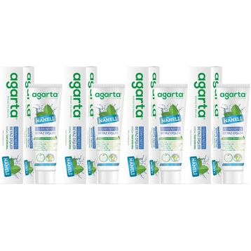Agarta 4x100 ml Doğal Yoğun Naneli Florürsüz Ferah Nefes Diş Macunu