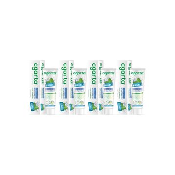 Agarta 4x100 ml Doğal Yoğun Naneli Florürsüz Ferah Nefes Diş Macunu
