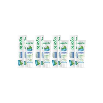 Agarta 4x100 ml Doğal Yoğun Naneli Florürsüz Ferah Nefes Diş Macunu