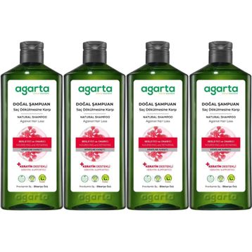 Agarta 4x400 ml Saç Dökülmesine Karşı Doğal Çözüm Şampuan