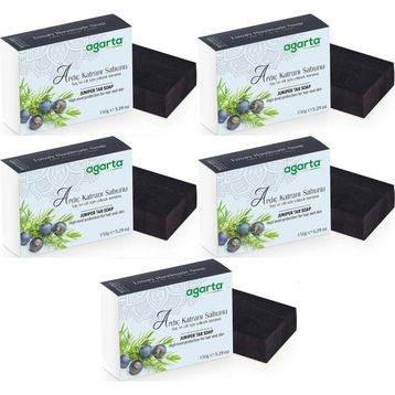 Agarta 5x150 gr El Yapımı Doğal Ardıç Katranı Sabunu