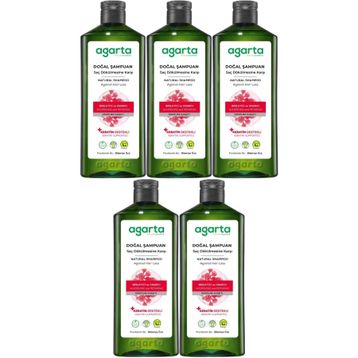 Agarta 5x400 ml Saç Dökülmesine Karşı Doğal Çözüm Şampuan