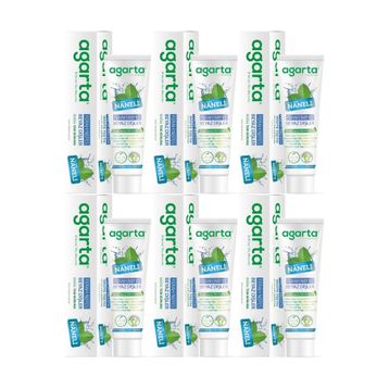 Agarta 6x100 ml Doğal Yoğun Naneli Florürsüz Ferah Nefes Diş Macunu