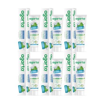 Agarta 6x100 ml Doğal Yoğun Naneli Florürsüz Ferah Nefes Diş Macunu